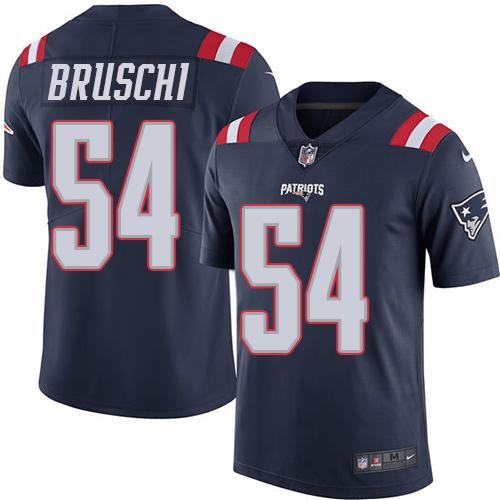 Nike Men & Women & Youth Patriots 54 Tedy Bruschi Navy Color Rush Limited Jersey,We sell and wholesale Nike Men & Women & Youth Patriots 54 Tedy Bruschi Navy Color Rush Limited Jersey on line form chian!